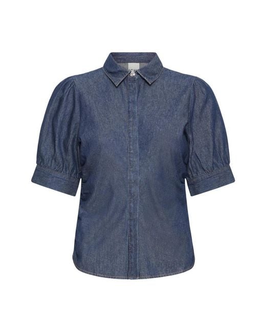 Ichi Blue Denimhemd