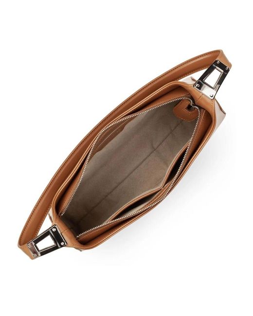 Lancaster Brown Reißverschluss baguette l suave ace 433-31 kamel