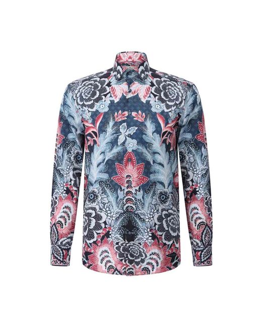 Etro Blue Casual Shirts for men