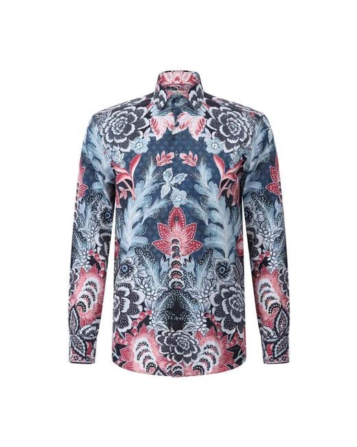 Etro Blue Casual Shirts for men