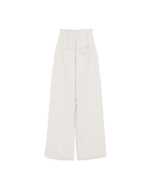 Entire studios White Wide Trousers for men