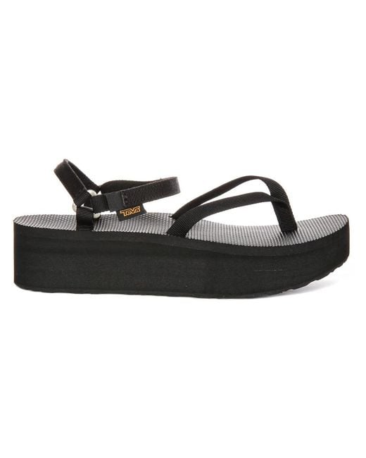 Teva Black Wedges