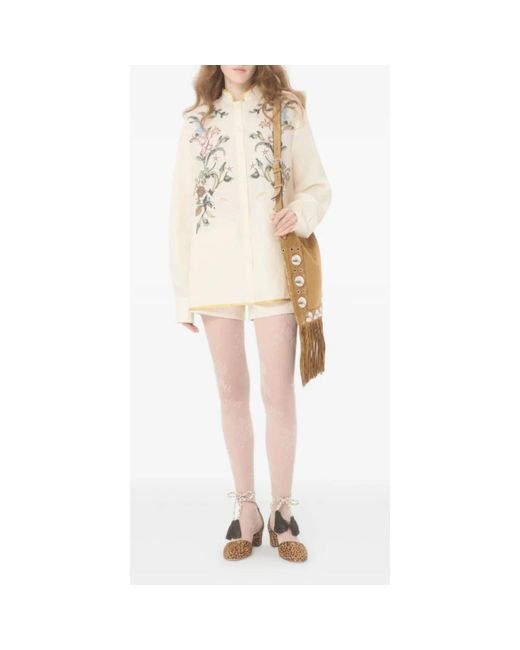 Valentino Natural Denim Shorts