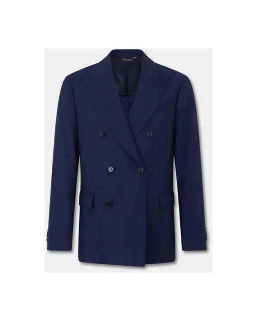 Brooks Brothers Blue Double Breasted Suits for men