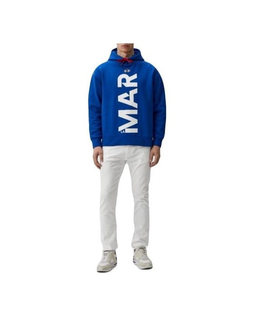 La Martina Blue Hoodies for men