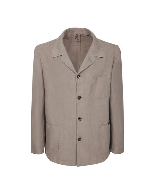 Dell'Oglio Braunes Hemd Herrenmode Stil in Brown für Herren