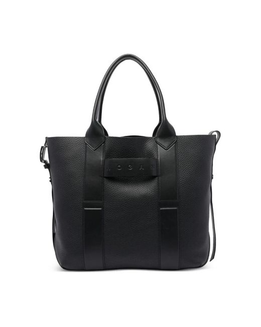 Hogan Black Tote Bags