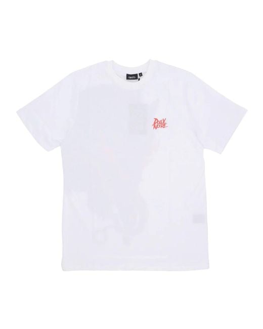 DOLLY NOIRE Choke Tee Weißes Baumwollshirt in White für Herren