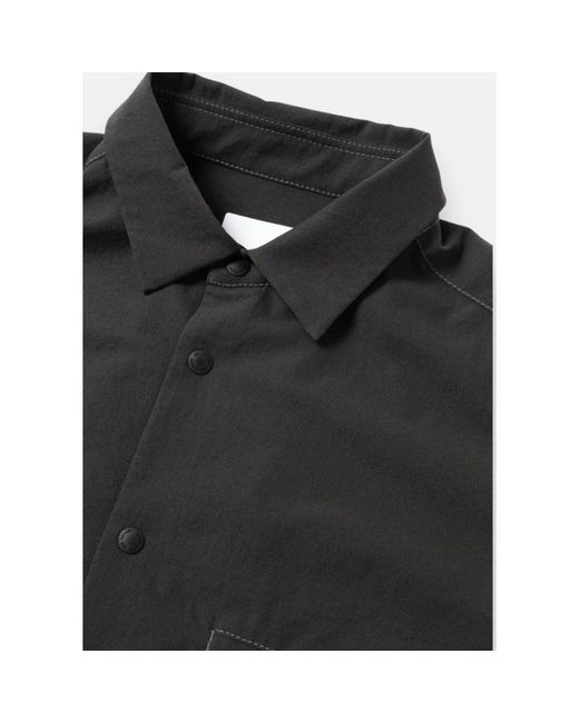 And Wander Black Short Sleeve Shirts for men