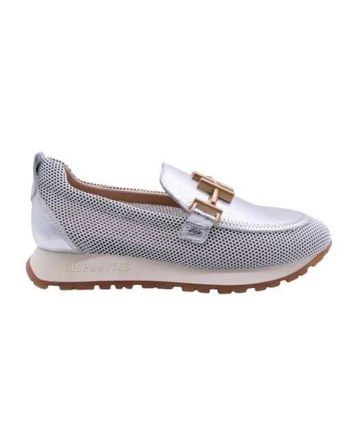Hispanitas White Loafers