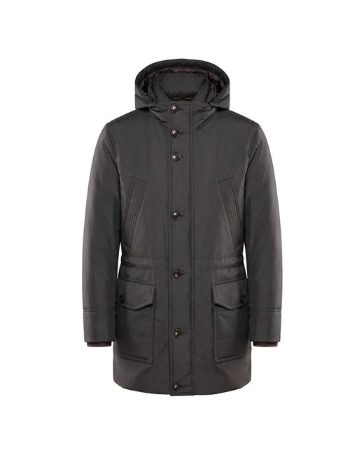 Parkas Moorer de hombre de color Black