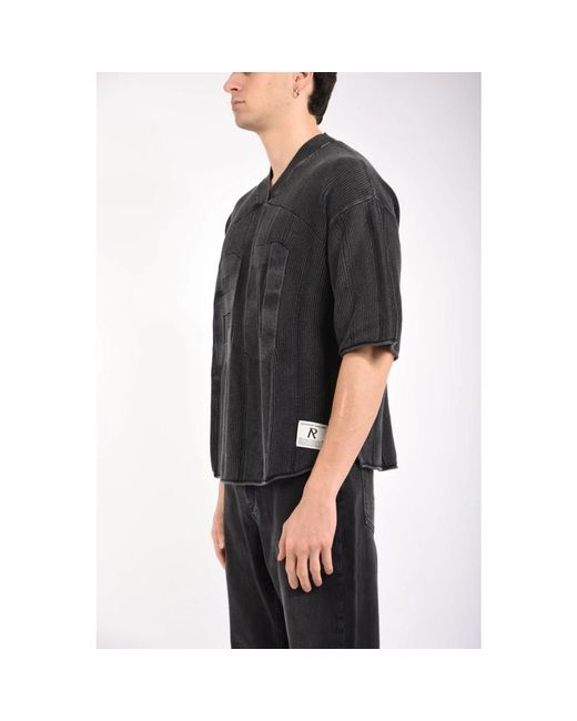 Represent Black V-Neck Knitwear for men