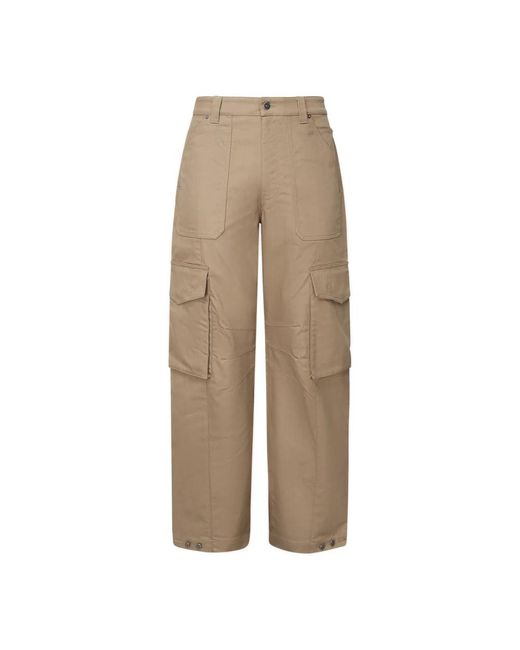 Golden Goose Deluxe Brand Straight Trousers in het Natural voor heren