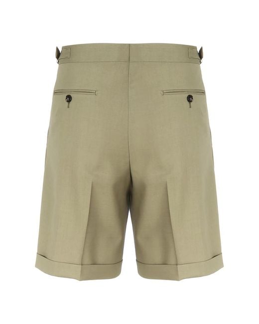BE ABLE Geplooide Shorts in het Green voor heren