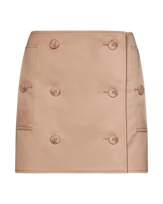 Burberry Korte Rokken in het Natural