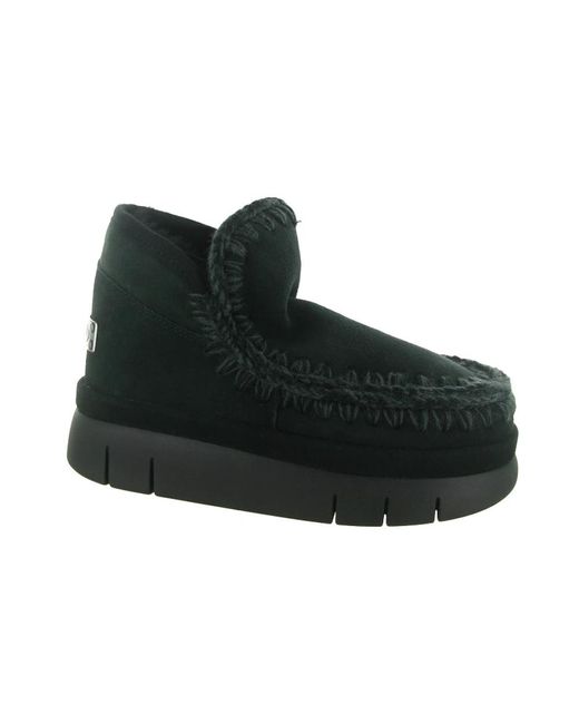 Mou Black Bounce Welt Suede