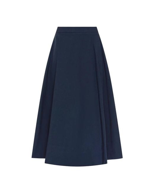 Cruna Blue Midi Skirts
