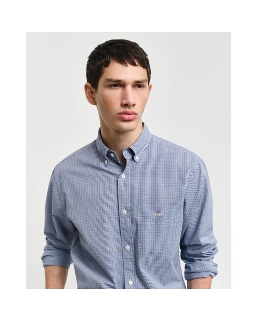 Gant Blue Casual Shirts for men