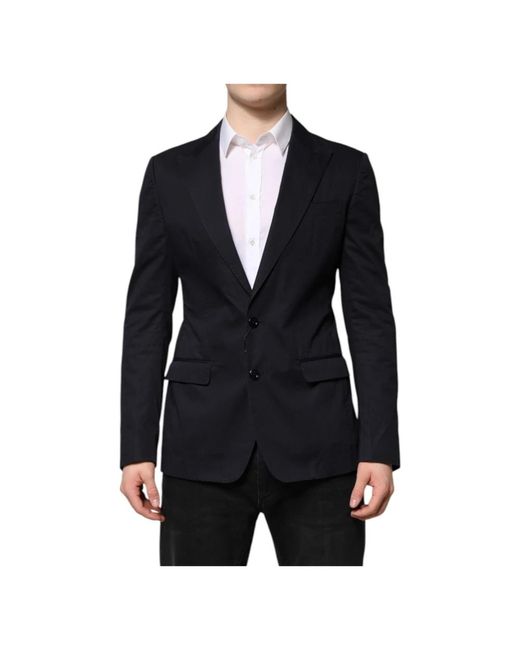 Dolce & Gabbana Black Blazers for men