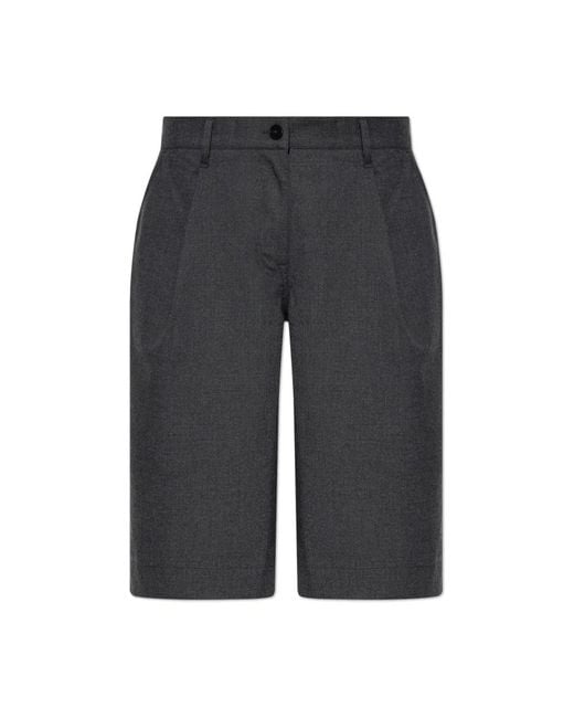 Samsøe & Samsøe Saharper Pleat Shorts in het Gray