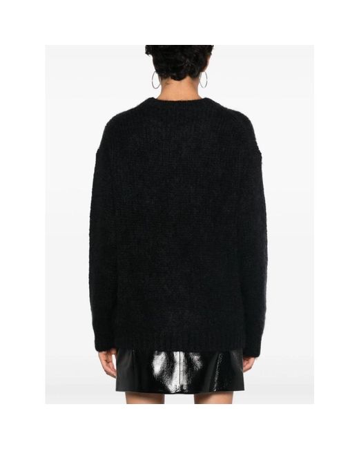 P.A.R.O.S.H. Black Round-Neck Knitwear