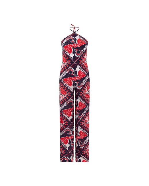 Valentino Garavani Red Jumpsuits
