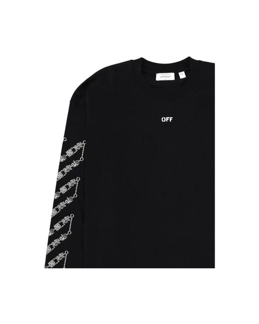 Off-White c/o Virgil Abloh Black Long Sleeve Tops for men