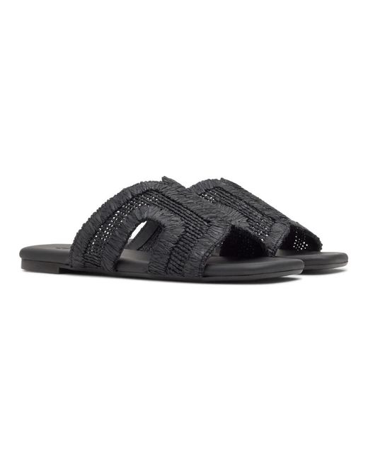 Castaner Black Phillipa Flat Sandal