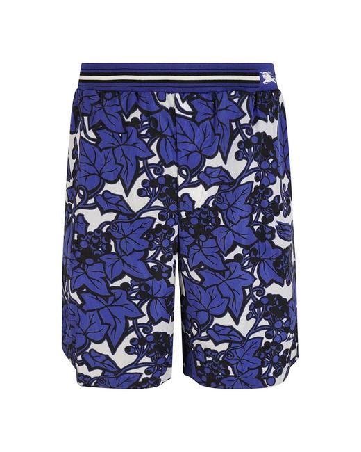 Burberry Blue Casual Shorts for men