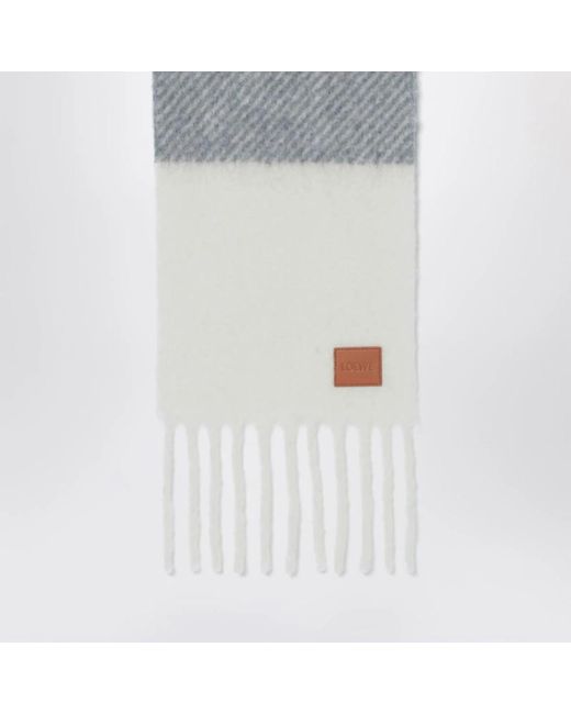 Loewe Gray Winter Scarves