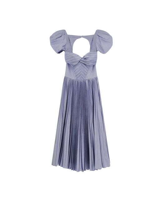 Elisabetta Franchi Blue Midi Dresses