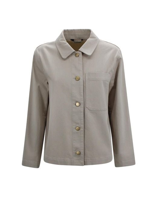 Max Mara Gray Light Jackets