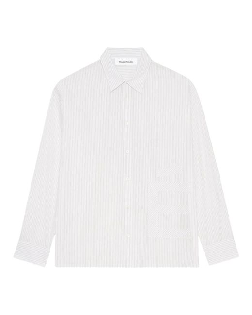 Etudes Studio Oversize Patch Hemd in White für Herren