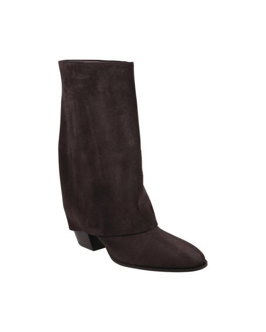 Sergio Levantesi Brown Heeled Boots
