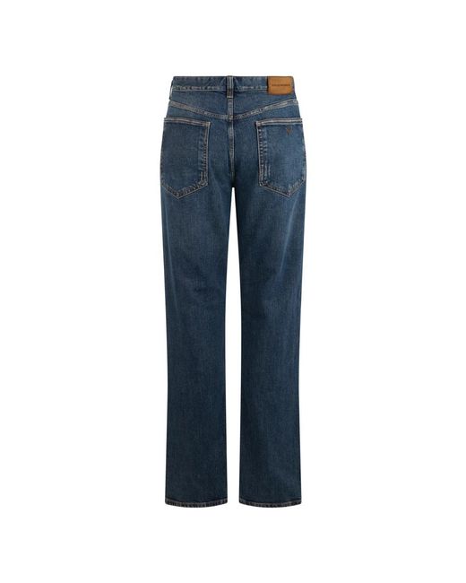 Emporio Armani Blue Straight Fit Jeans for men