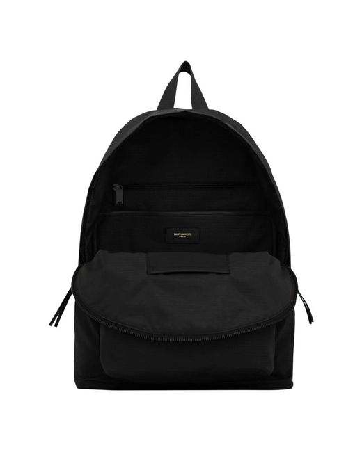 Saint Laurent Backpacks in het Black voor heren