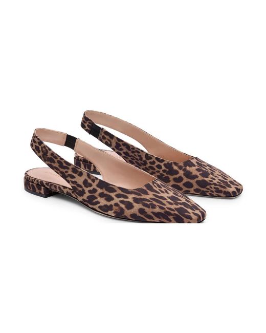 Stuart Weitzman Brown Ballerina Shoes