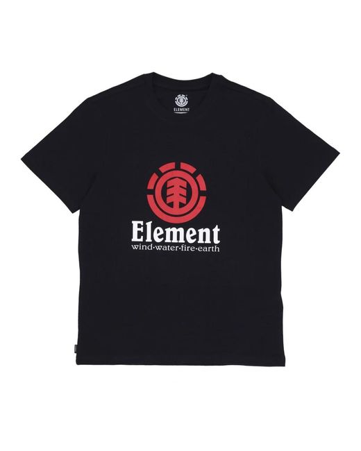 T-Shirts Element de hombre de color Black