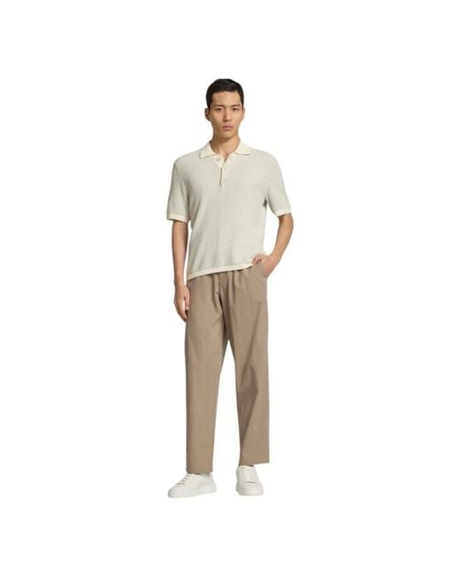 ARMANI EXCHANGE Natural Straight Trousers for men