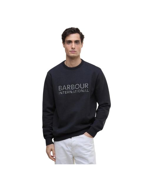 Barbour Hoodies & Sweatvesten ,Zwart International Sweaters Zwart in het Black voor heren
