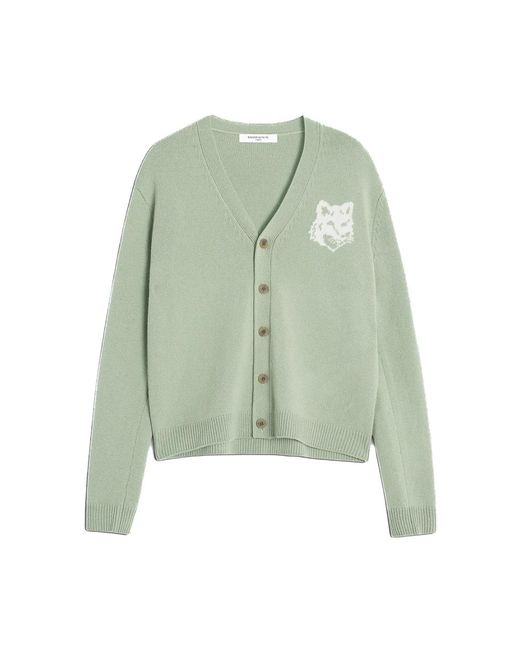 Cardigans Maison Kitsuné de hombre de color Green