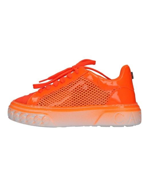 Casadei Orange Sneakers