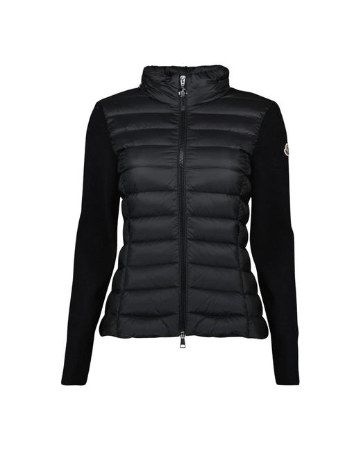 Moncler Jassen ,Zwart ,Gewatteerde Bicolor Jas Lente-Zomer 2025 in het Black