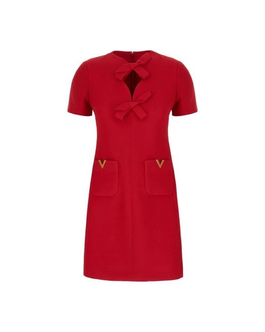 Short Dresses Valentino Garavani en coloris Red