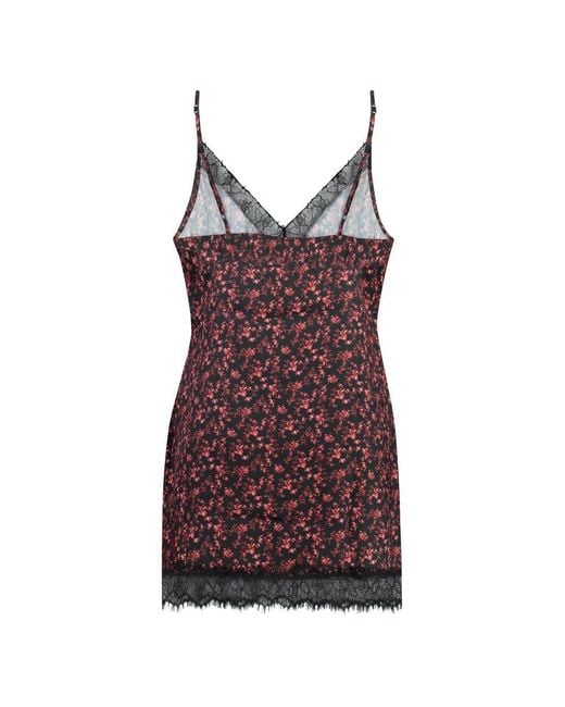 Vestido Mini Estampado Llamas, Mujer, Talla Vision Of Super de color Red