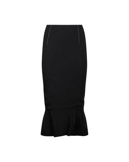 Marni Black Midi Skirts