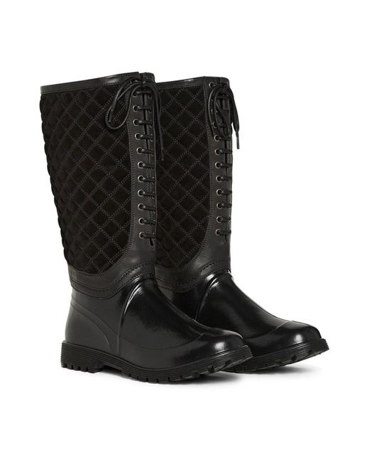 Dolce & Gabbana Black Lace-Up Boots for men