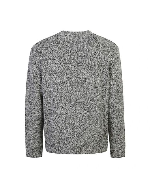 Barena Gray Round-Neck Knitwear for men