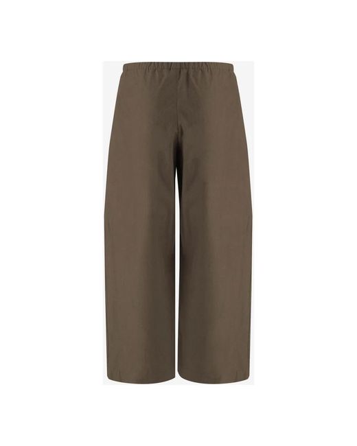 Khaite Gray Wide Trousers