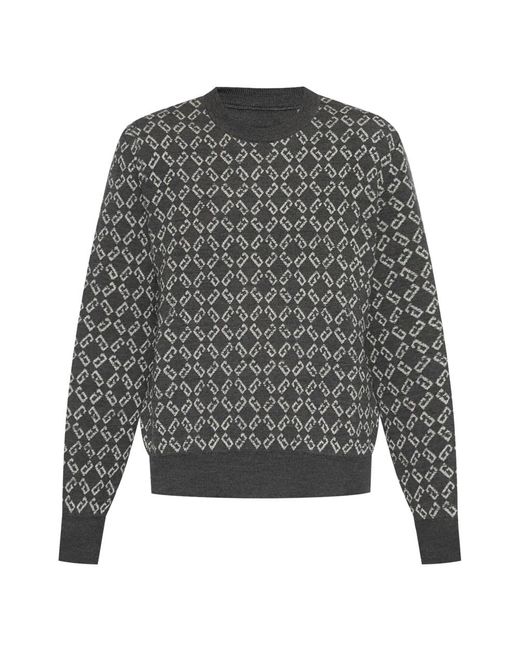Givenchy Round-Neck Knitwear in het Gray voor heren